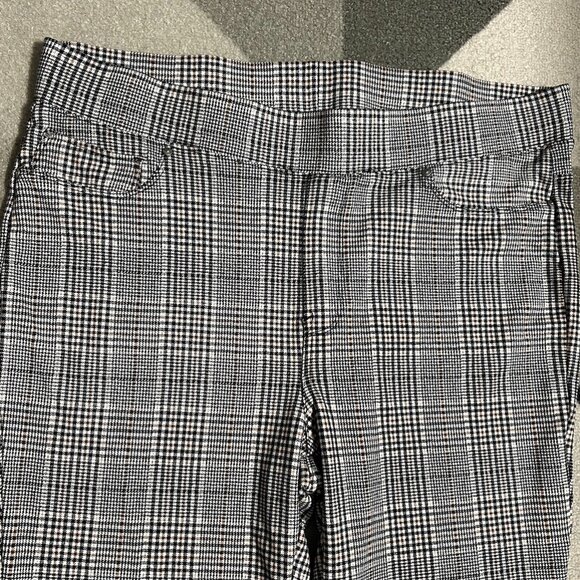 Seven7 Plaid Pull-on Ponte Leggings/Pants Skinny Leg Women's Size XL - Picture 1 of 8